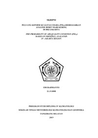 Image of Pengaruh Teknik Rapid Update Cycle Pada Akurasi Prediksi Kejadian Hujan Saat Borneo Vortex di Wilayah Kalimantan Barat