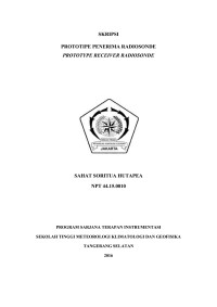 Image of PROTOTIPE PENERIMA RADIOSONDE