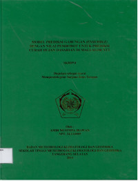 Image of MODEL PREDIKSI GABUNGAN (ENSEMBLE) DENGAN NILAI PEMBOBOT UNTUK PREDIKSI CURAH HUJAN DASARIAN DI MALI-ALOR NTT
