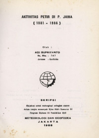 Image of Aktivitas petir di pulau jawa