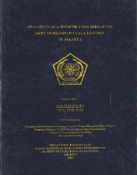 Image of Analisis Cuaca Sinoptik Yang Berkaitan Dengan Kejadian Cuaca Ekstrim Di Jakarta