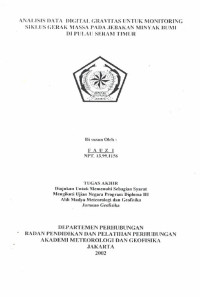 Image of Analisis Spektrum Frekuensi Gempa Bumi Dengan Metode Wavelet