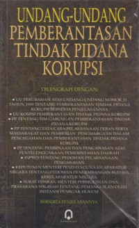 Image of UNDANG-UNDANG PEMBERANTASAN TINDAK PIDANA KORUPSI
