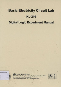 Image of Basic Electricity Circuit Lab KL-210: Digital Logic Experiment Manual