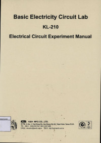 Image of Basic Electricity Circuit Lab KL-210: Electrical Circuit Experiment Manual