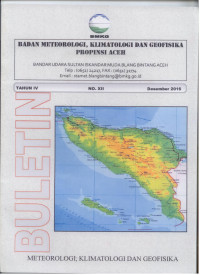 Image of BMKG BANDAR UDARA SULTAN ISKANDAR MUDA BLNG BINTANG ACEH TAHUN IV NO.XII DESEMBER 2014