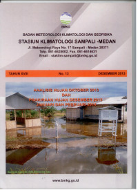 Image of Buletin bmkg tahun XVIII N0.13 Desember 2013