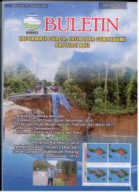 Image of BULETN INFORMASI CUACA, IKLIM DAN GEMPABUMI PROVINSI BALI
