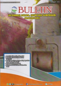 Image of BULETIN BMKG INFORMASI CUACA, IKLIM DAN GEMPABUMI PROVINSI BALI TAHUN XI NO.6-JUNI 2017