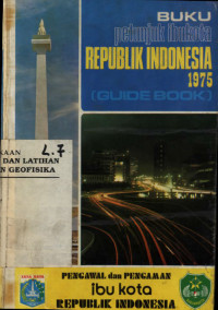 Image of Buku Petunjuk Ibukota Republik Indonesia 1975 (Guide Book)
