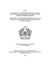 Image of PENGEMBANGAN MIKROTREMOMETER MULTISITE UNTUK PENGUKURAN FREKUENSI SECARA REALTIME BERBASIS MIKROKONTROLER