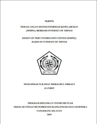 Image of PERANCANGAN SISTEM INFORMASI KEPELABUHAN (SIMPEL) BERBASIS INTERNET OF THINGS