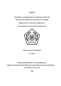 Image of PEMODELAN PERGERAKAN TUMPAHAN MINYAK DI TELUK BALIKPAPAN KALIMANTAN TIMUR