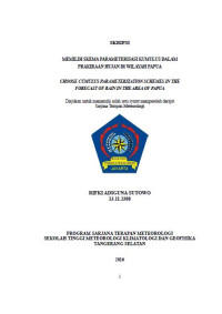 Image of MEMILIH SKEMA PARAMETERISASI KUMULUS DALAM PRAKIRAAN HUJAN DI WILAYAH PAPUA
