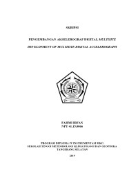 Image of PENGEMBANGAN AKSELEROGRAF DIGITAL MULTISITE