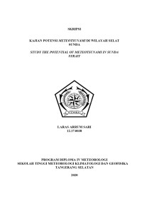 Image of Kajian Potensi Meteotsunami di Wilayah Selat Sunda