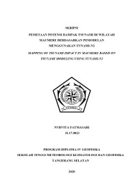 Image of Pemetaan Potensi Dampak Tsunami di Wilayah Maumere Berdasarkan Pemodelan Tsunami Menggunakan Tunami-N2