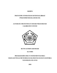 Image of Prototipe Otomatisasi Sistem Kalibrasi Pyranometer Dalam Ruang