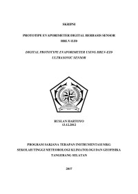 Image of Prototipe Evaporimeter Digital Berbasis Sensor HRLV-EZ0