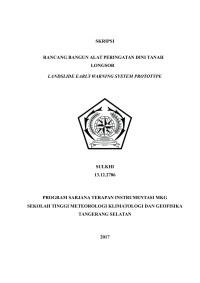 Image of Rancang Bangun Alat Peringatan Dini Tanah Longsor
