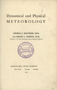 Image of Dynamical and Physical Meteorology