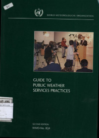 Image of Guide to Public Weather Services Practices WMO-No 834