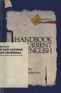 Image of Handbook of Current English