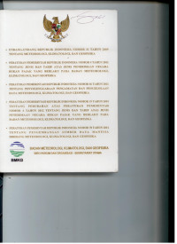 Image of UNDANG-UNDANG REPUBLIK INDONESIA NOMOR 31 TAHUN 2009 TENTANG METEOROLOGI, KLIMATOLOGI, DAN GEOFISIKA
