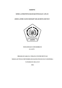 Image of SIMULATOR PENGUKUR KETINGGIAN AWAN