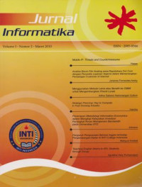 Image of JURNAL INFORMATIKA VOLUME 1-NOMOR 2-MARET 2010