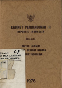 Image of Kabinet Pembangunan dua Rebublik Indonesia