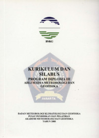 Image of Kurikulum dan Silabus Program Diploma IIIAhli Madya Meteorologi dan Geofisika