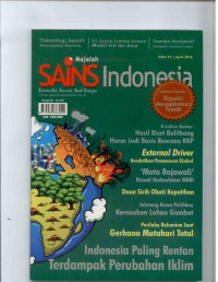 Image of Majalah Sains Indonesia Edisi 52 April