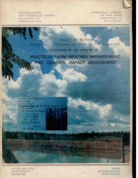 Image of PRATICAL FARM WEATHER MANAGEMENT AND CLIMATE IMPACT ASSESSMENT