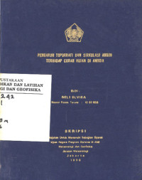 Image of Pengaruh Topografi dan Sirkulasi Angin Terhadap Curah Hujan di Ambon