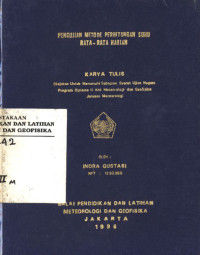 Image of Pengujian Metode Perhitungan Suhu Rata - rata Harian