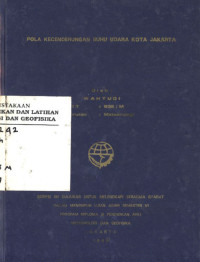 Image of Pola Kecenderungan Suhu Udara Kota Jakarta