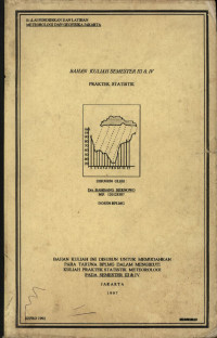 Image of Praktek Statistik Meteorologi