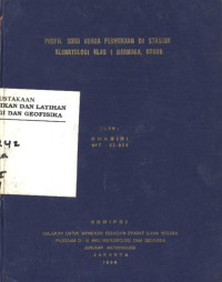 Image of Profil Suhu Udara Permukaan di Stasiun Klimatologi Klas I Darmaga Bogor