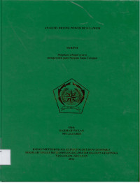 Image of ANALISIS DRYING POWER DI SULAWESI
