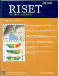 Image of Riset Geologi dan Pertambangan Volume 25 No.1, juni 2015