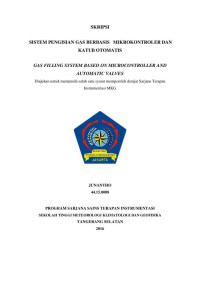 Image of SISTEM PENGISIAN GAS BERBASIS MIKROKONTROLER DAN KATUB OTOMATIS