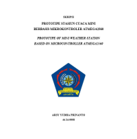 Image of JURNAL PROTOTIPE THERMOHYGROMETER DIGITAL DENGAN SENSOR SHT10 BERBASIS MIKROKONTROLER MEGA2560 MENGGUNAKAN LABVIEW