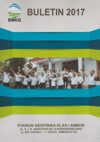 Image of BULETIN STASIUN GEOFISIKA AMBON 2017