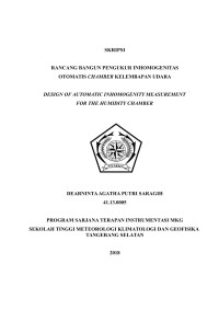 Image of RANCANG BANGUN PENGUKUR INHOMOGENITAS OTOMATIS CHAMBER KELEMBAPAN UDARA