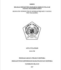 Image of RELOKASI HIPOSENTER GEMPABUMI MIKRO DI WILAYAH JAILOLO, HALMAHERA BARAT