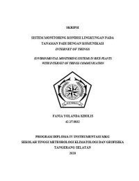 Image of Sistem Monitoring Kondisi Lingkungan Pada Tanaman Padi dengan Komunikasi Internet of Things