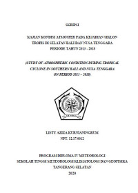 Image of Kajian Kondisi Atmosfer Pada Kejadian Siklon Tropis Di Selatan Bali dan Nusa Tenggara Periode Tahun 2013 - 2018