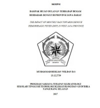 Image of DAMPAK HUJAN BULANAN TERHADAP DEMAM BERDARAH DENGUE DI PROVINSI JAWA BARAT