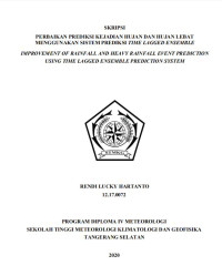 Image of Perbaikan Prediksi Kejadian Hujan dan Hujan Lebat Menggunakan Sistem Prediksi Time Lagged Ensemble